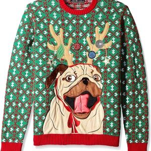 NWOT Blizzard Bay boys Dogs Ugly Christmas Sweater size XL